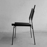 Paul McCobb Black Lacquered Shovel Chair