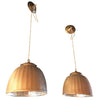 Antique Gold X-Ray Mercury Glass Pendant Lights