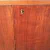 Italian Walnut Bar Liquor Cabinet