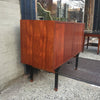 Italian Walnut Bar Liquor Cabinet
