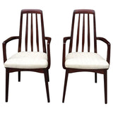 Rosewood High Back Armchairs