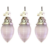 Teardrop Holophane Pendants