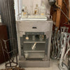 Industrial Brushed Steel Nurse Station Medicine Cabinet