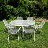 Russell Woodard Sculptura Outdoor Patio Dining Set