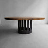 Harvey Probber Oval Rosewood Extension Dining Table With Cut-Out Base
