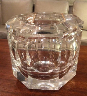 Alessandro Albrizzi Large Lucite Ice Bucket