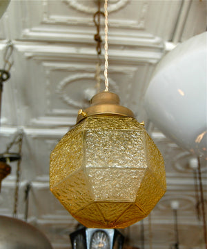Amber Glass Pendant