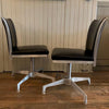 Pair Of Mid Century Modern Swivel Chairs