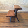 Cast Iron And Maple Block Bleachers