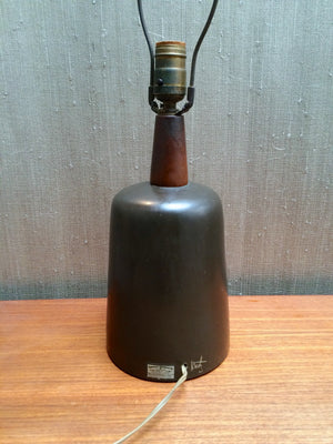 Early Slate Martz Lamp