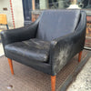 Danish Leather Lounge Chairs