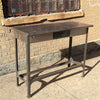 Industrial Brushed Steel Work Table