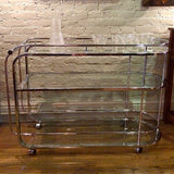 Chrome Bar Cart
