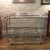 Chrome Bar Cart