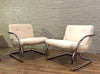 Chrome Upholstered Chairs