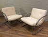 Chrome Upholstered Chairs