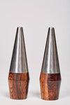 Rosewood Salt and Pepper Shakers