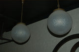 Railroad Station Opaline Globe Pendant Lights