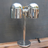 Double Headed Chrome Table Lamp By Sonneman