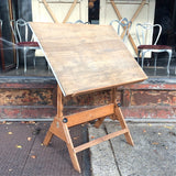 Oak Drafting Table 2