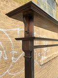 Custom Mahogany Entryway Coat Rack