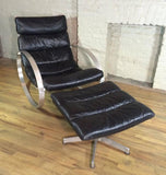 Hans Kaufeld Rocking Chair And Ottoman