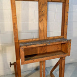 E. H. & A. C. Friedrichs Adjustable Oak Artist Easel