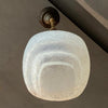 Art Deco Layered Opaline Glass Pendant Light