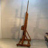 E. H. & A. C. Friedrichs Adjustable Oak Artist Easel