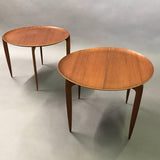 Fritz Hansen Teak Tray Tables