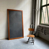 Large Industrial Framed Slate Chalkboard