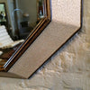 Leather Shagreen Mirror