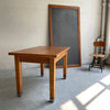 Industrial Tiger Oak Library Table