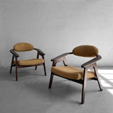 Pair Of Captain Armchairs By Adrain Pearsall For Craft Associates