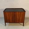 Danish Modern Rosewood Dry Bar Cart by Niels Erik Glasdam Jensen