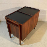 Danish Modern Rosewood Dry Bar Cart by Niels Erik Glasdam Jensen