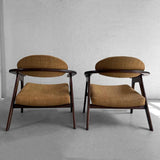 Pair Of Captain Armchairs By Adrain Pearsall For Craft Associates