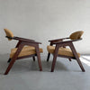 Pair Of Captain Armchairs By Adrain Pearsall For Craft Associates