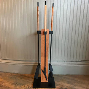 Alessandro Oak Fireplace Tools