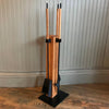 Alessandro Oak Fireplace Tools