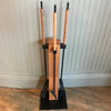 Alessandro Oak Fireplace Tools