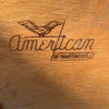 American of Martinsville Faux Bamboo Mahogany Vanity Desk