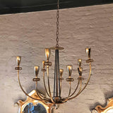 Paavo Tynell Flush Mount Chandelier