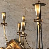 Paavo Tynell Flush Mount Chandelier