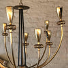 Paavo Tynell Flush Mount Chandelier