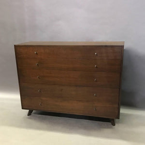 Walnut and Brass Dresser
