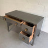 Machine-Age Brushed Steel Desk By Norman Bel Geddes