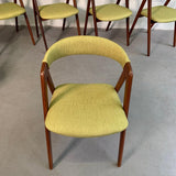 Danish Modern Teak Compass Dining Chairs By Kai Kristiansen