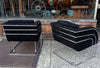 Milo Baughman Chrome Lounge Chairs