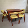 Danish Modern Teak Compass Dining Chairs By Kai Kristiansen